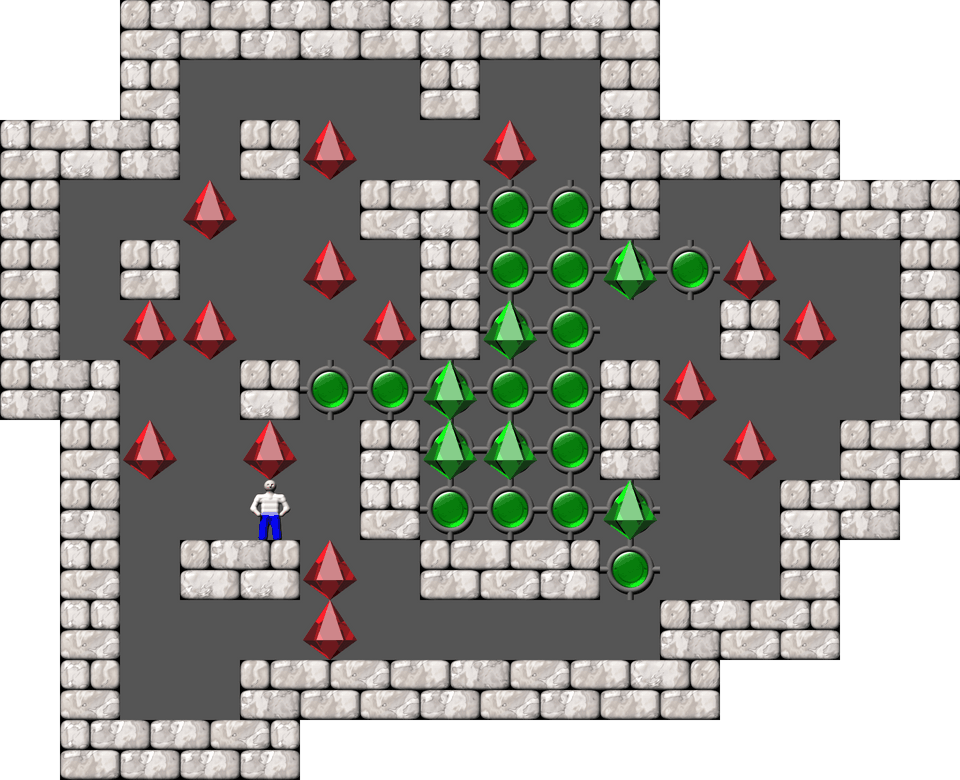 Sokoban Thinking Rabbit Arranged level 333